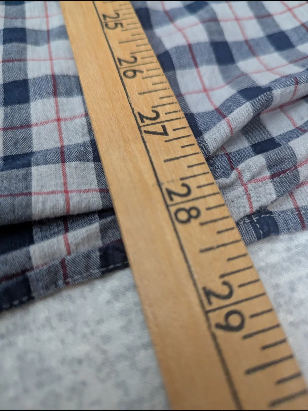 J. Crew Navy, White and Pink Plaid Button-Down Dress Shirt